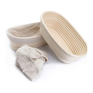 Cestas de mimbre hechas a mano para fermentar pan de masa madre, cestas de fermentación de ratán, herramientas de repostería al por mayor - Product Image 3