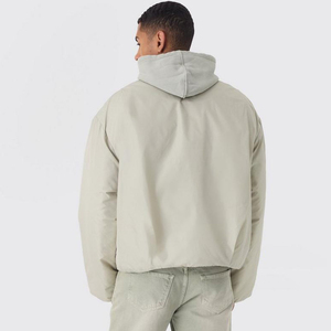 Veste matelassée oversize unisexe de qualité supérieure, fermeture éclair, hiver, personnalisée, matelassée, imperméable, séchage rapide, respirante, extérieur - Product Image 2