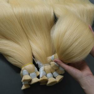 Wholesale <b>Top</b> Grade Vietnamese Slavic Virgin Human Hair Super Double Drawn Ultra Straight <b>Silky</b> Bulk Extensions 100g All Colors - Product Image 5