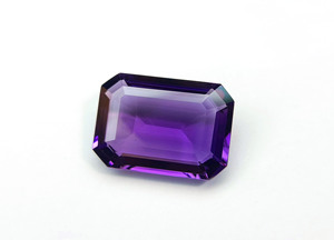 Fabulosa piedra preciosa de amatista con forma de Octágono para hacer joyas, piedra de corte facetada de amatista profunda a precio mayorista - Product Image 3