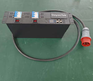 DoyonTek SA2-30 PDU Inteligente de 2 Tomas P34 C19 C13 Trifásica de 32A con Enchufe Industrial MENNEKES para Minería M63 M66 M73 M76 - Product Image 1
