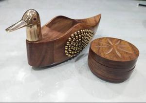 Meilleur prix support en bois de cygne sous-verre en métal pour cuisine dessus de table résistance à la chaleur tasse à thé sous-verre tapis tampons pour les mariages - Product Image 2