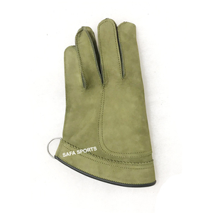 Guante de cetrería de cuero nobuk Protección de caza Falconry Short - Product Image 6