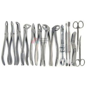 Instruments dentaires manuels de haute qualité en acier inoxydable pour obturations, 80 pièces, instruments chirurgicaux d'extraction, détartreurs, forceps et élévateurs - Product Image 3