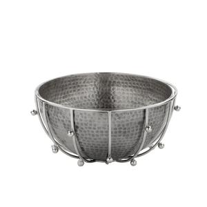 ชามอลูมิเนียมโลหะดีไซน์ใหม่สไตล์วินเทจสีทองให้บริการอาหารใช้ในบ้านและร้านอาหารโต๊ะสั่งทำโลโก้ได้ - Product Image 6