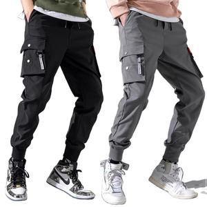 Hot Selling Men's Streetwear Hip Hop Cargo Pants Men's Multiple Pockets Trousers Cargo Pants for Men - Product Image 4