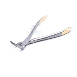 Pinzas de acero inoxidable con mango dorado reutilizables de primera calidad para extracción dental Instrumento quirúrgico anterior Superior dentado - Product Image 4