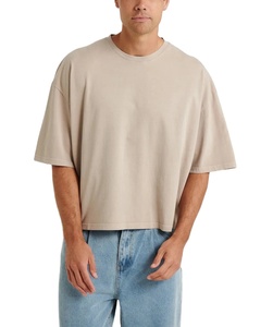 เสื้อยืดผ้าฝ้ายสำหรับชายและหญิงเสื้อยืดครอปทรงเข้ารูปเสื้อครอปสำหรับผู้ชาย - Product Image 1