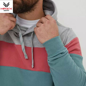 Vente en gros ODM Supply Pull à capuche pour hommes Léger séchage rapide Impression de mode Saison d'hiver Tissu polaire solide doublé pour l'extérieur - Product Image 3