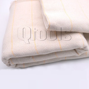 Tela de tapicería de poliéster/algodón blanca de 1.5M de ancho, 260 GSM, peso medio, para pistola de tufting, en stock. - Product Image 4