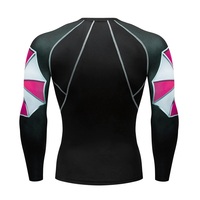 Maillot de bain à manches courtes pour homme, à séchage rapide, personnalisable, avec protection solaire, pour adultes