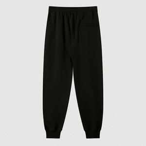 2025 nouveaux hommes décontracté 100% coton pantalons de survêtement grande taille taille élastique taille moyenne avant plat-pour courir Service OEM disponible - Product Image 5