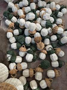 Hermosa Bola de ratán hecha a mano de Vietnam Bola de ratán natural para Navidad y decoración del hogar con gran oferta - Product Image 2