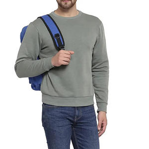 Sweat-shirts basiques pour homme en coton 100% de haute qualité, à col rond, avec logo brodé, imprimé ou uni, en gros - Product Image 4