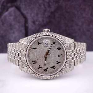 Luxe 2025 Vvs Moissanite diamant Iced Out Montres Best Seller Fournisseur Fabricant Grossiste Exportateur Bon Prix en Inde - Product Image 2