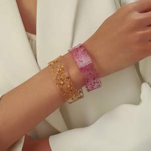 Bracelet en résine personnalisé manchette pour les femmes tendance vente la plus chaude bijoux indiens bracelet de bijoux de mode - Product Image 3