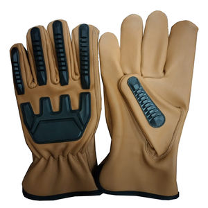 Gants de mécanicien de haute qualité pour la protection au travail industriel, en cuir et néoprène, résistants aux chocs TPR, gants de sécurité mécaniques - Product Image 2