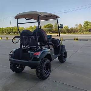Modern deluxe 4 seat electric <b>golf</b> cart with silent operation comfortable seating and stylish body for villas wholesale supply - Product Image 6