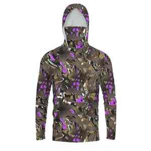 Nueva Camisa Larga de Pesca con Estampado, Logotipo Personalizado, Protección Solar UPF50, Secado Rápido, Sublimación, Antibacteriana, Transpirable, 100% - Product Image 6