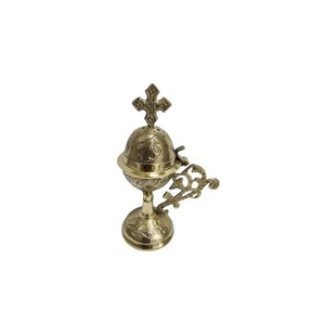 Quemador de Incienso de Latón Estilo Vintage Real, Recipiente para Cenizas, Aromaterapia con Fragancia de Sándalo, Incienso Indio 100% - Product Image 4