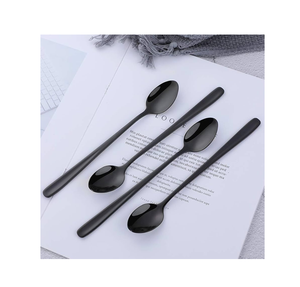 Mini cuillère à café or thé Dessert cuillère à café en acier inoxydable chat patte cuillère pour une utilisation à la main au meilleur prix - Product Image 6