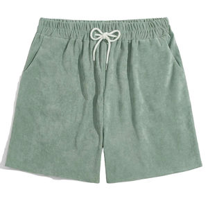 Logotipos bordados personalizados populares para hombres Pantalones cortos de pana retro Pantalones cortos para correr para hombres Pantalones cortos de baloncesto de pana Vintage para hombres - Product Image 3