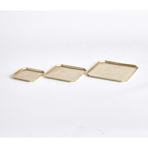 Plateau en or en aluminium personnalisé en gros pour restaurant hôtel à bas prix avec logo personnalisé - Product Image 4