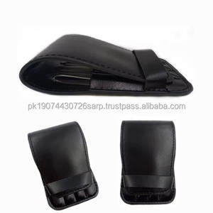 Pinzas Profesionales de Alta Precisión para Extensión de Pestañas, de Acero Inoxidable con Punta Suave, Estuche de Cuero Negro con Logotipo Personalizado, Salón de Belleza - Product Image 3