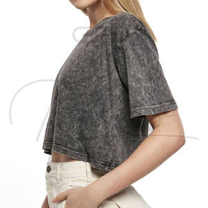 Top Corto de Verano para Mujer, Talla Grande, Ecológico, Lavado Ácido, con Diseño Personalizado y Alta Calidad - Product Image 2