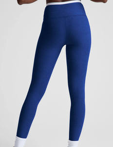 Conjunto de mujer azul de alta exigencia, ropa deportiva atlética, ropa deportiva para gimnasio, sujetador de entrenamiento y mallas, ropa de Yoga, conjunto de 2 piezas para mujer - Product Image 6