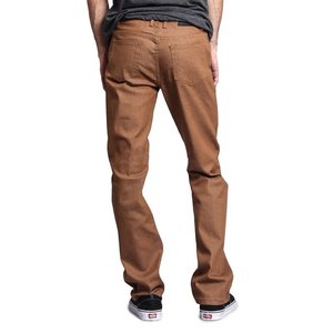 Men's lightweight, breathable, loose casual <b>jeans</b> with stylish tapered feet design, <b>slim</b> fit straight leg elastic <b>jeans</b> - Product Image 2