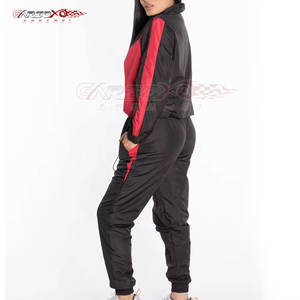Traje cortavientos de manga larga para mujer con pantalones a juego para actividades al aire libre Traje cortavientos ligero y empacable - Product Image 2