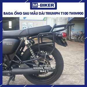 Sacoche arrière Triumph pour porte-bagages modèle 3, compatible T100-T120-Twin 900 - Product Image 4