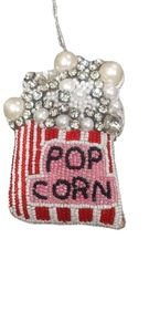 Adorno colgante de Papá Noel bordado para celebraciones festivas hecho a mano decoración de árbol de Navidad cuentas adorno de exportación - Product Image 3