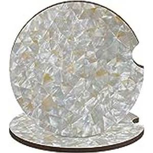 Posavasos cuadrados de madreperla con soporte, posavasos para servir con incrustaciones de hueso, posavasos hecho a mano con incrustaciones de madreperla - Product Image 2