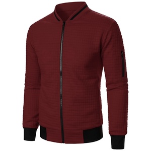 Custom Design and Color Custom <b>Long</b> Sleeve Cropped <b>Mens</b> Fashion Varsity <b>Jacket</b> Causal Baseball <b>Jackets</b> - Product Image 1