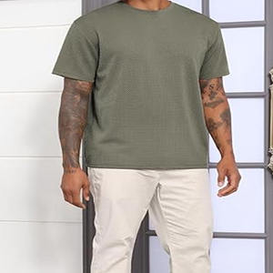 เสื้อยืดผ้าฝ้าย100% ขนาดใหญ่พิเศษ220 GSM พิมพ์ลายปักสำหรับผู้ชายเสื้อยืดโอเวอร์ไซส์ใช้ได้ทั้งชายและหญิง - Product Image 4