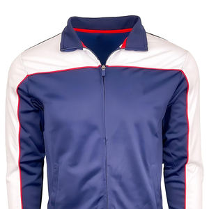 Profesional 20245 Impresión de logotipo personalizado Ropa deportiva Venta al por mayor de alta calidad Ropa de hombre Cuello alto Chaqueta de calentamiento de béisbol - Product Image 4