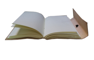 Handmade vàng da thật Tạp Chí với <span class=keywords><strong>3</strong></span> nổi đá quý du lịch máy tính xách tay dây đeo đóng cửa sang trọng bơm lại nhật ký - Product Image 4