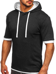 Sweat à capuche imperméable en polaire épaisse pour homme, fabriqué directement par le fabricant, vêtements d'hiver écologiques de haute qualité, personnalisables, couleur unie - Product Image 5