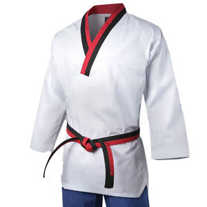 Uniforme de Taekwondo personalizado al por mayor para mujer tela ligera y transpirable Karate Dobok con costuras reforzadas - Product Image 2