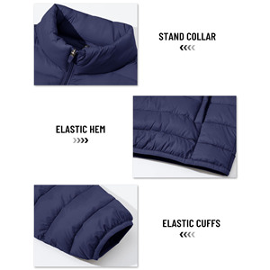 Blouson matelassé élégant pour homme, design professionnel, col, nouveau tissu tendance, veste pour homme - Product Image 5