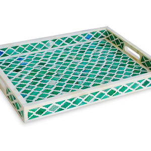 PLATEAU DE SERVICE PREMIUM PURE BONE INLAY Décor de table à manger pour la maison, hôtel et restaurant - Product Image 1