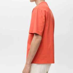 Camiseta de gran tamaño con estampado Dtg liso de algodón 100% para hombre, camiseta personalizada Dtg de alta calidad con serigrafía de peso pesado de 230gsm - Product Image 5