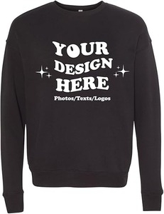 Vente en gros 370gsm ras du cou hommes 100% coton coupe régulière polaire hiver sweat logo personnalisé sweat à capuche avant - Product Image 1