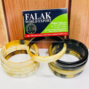 โมราโบราณดีไซน์เนอร์กำไลเขาควายและวัวกุญแจมือหรูหราสำหรับเครื่องประดับแฟชั่นผู้หญิงจาก falak World Export - Product Image 6