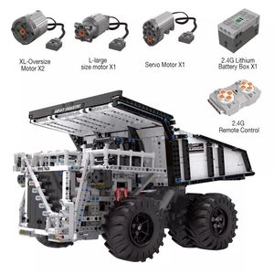 Moule <span class=keywords><strong>King</strong></span> 13170 2005/Pcs Puzzle 29699 Liebher Terex T284 Mining Excavator Dump Truck Car Building Blocks Bricks Toys MOC Toy - Product Image 1