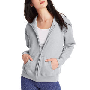 Sweats à capuche à fermeture éclair à manches longues pour femmes sur mesure, streetwear, grande taille, vêtements d'hiver respirants, sweats à capuche pour femmes en vente - Product Image 5