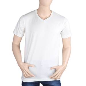 Lot de 5 t-shirts à col en V pour hommes - Multicolore - Product Image 5