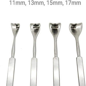 DESMARRES Retractores oculares de Oftalmología de alto grado 4 Uds 11mm 13mm 15mm 17mm Retractor de tapa de ojo de acero alemán Metal inoxidable - Product Image 4